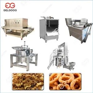Linha de Produção de Cebola Frita