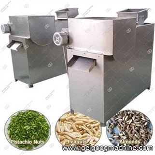 Máquina de corte de tiras de pistache