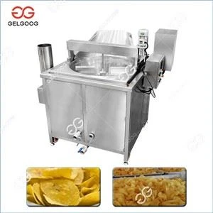 Máquina de fritar chips de banana